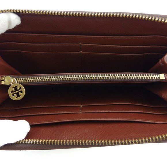 Tory Burch wallet Robinson leather Auth used L3091 - Picture 5 of 8